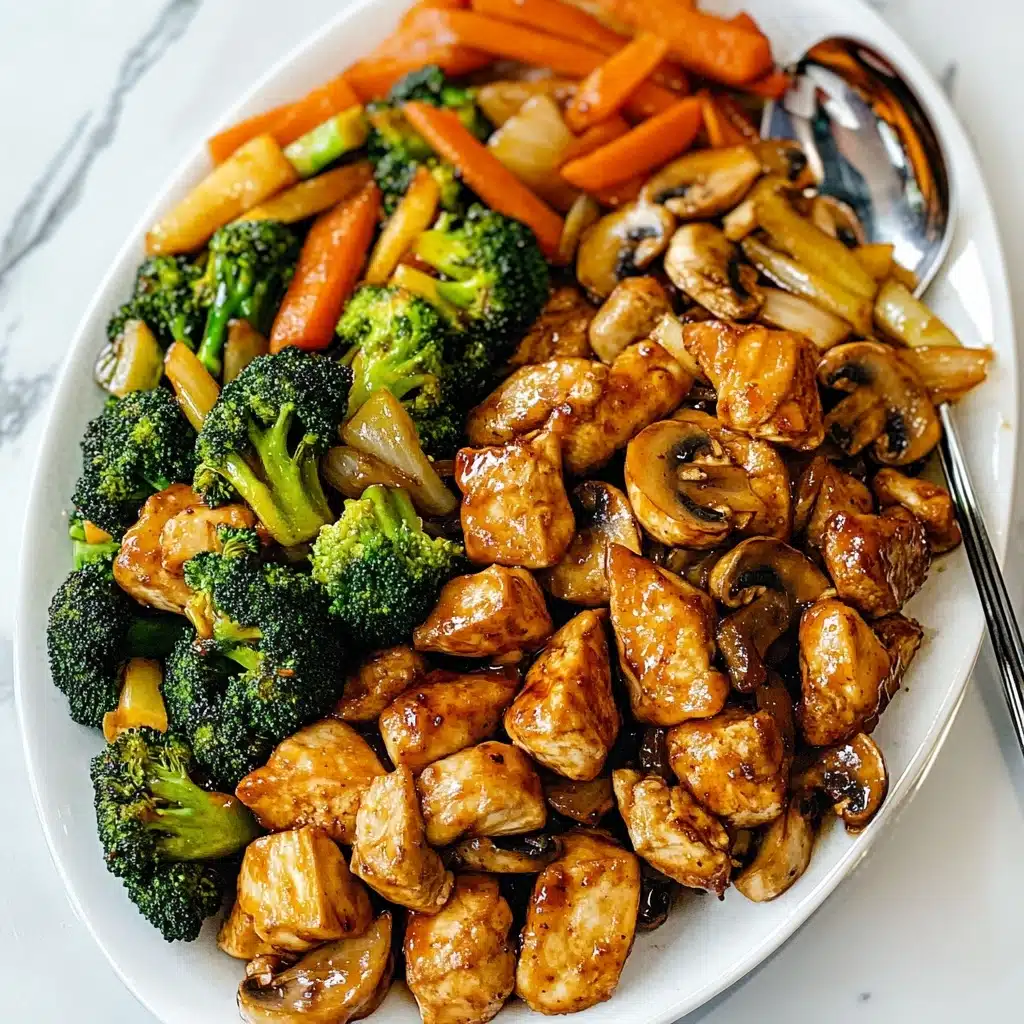 Hibachi Chicken & Vegetables Recipe - Recipe Image