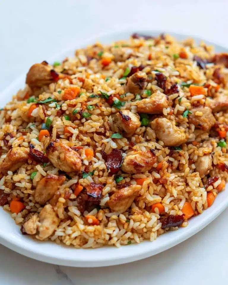 BBQ Chicken Fried Rice Recipe