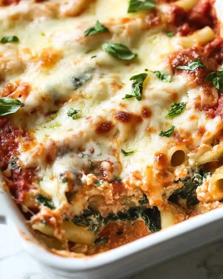 Spinach & Ricotta Pasta Bake Recipe