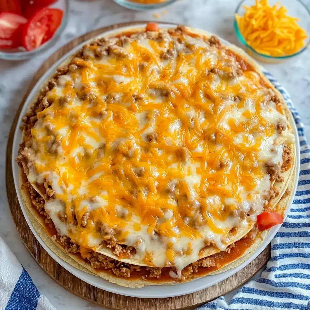 Easy Layered Taco Bake Recipe - Recipe Image