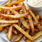 Air Fryer Garlic Parmesan Fries Recipe