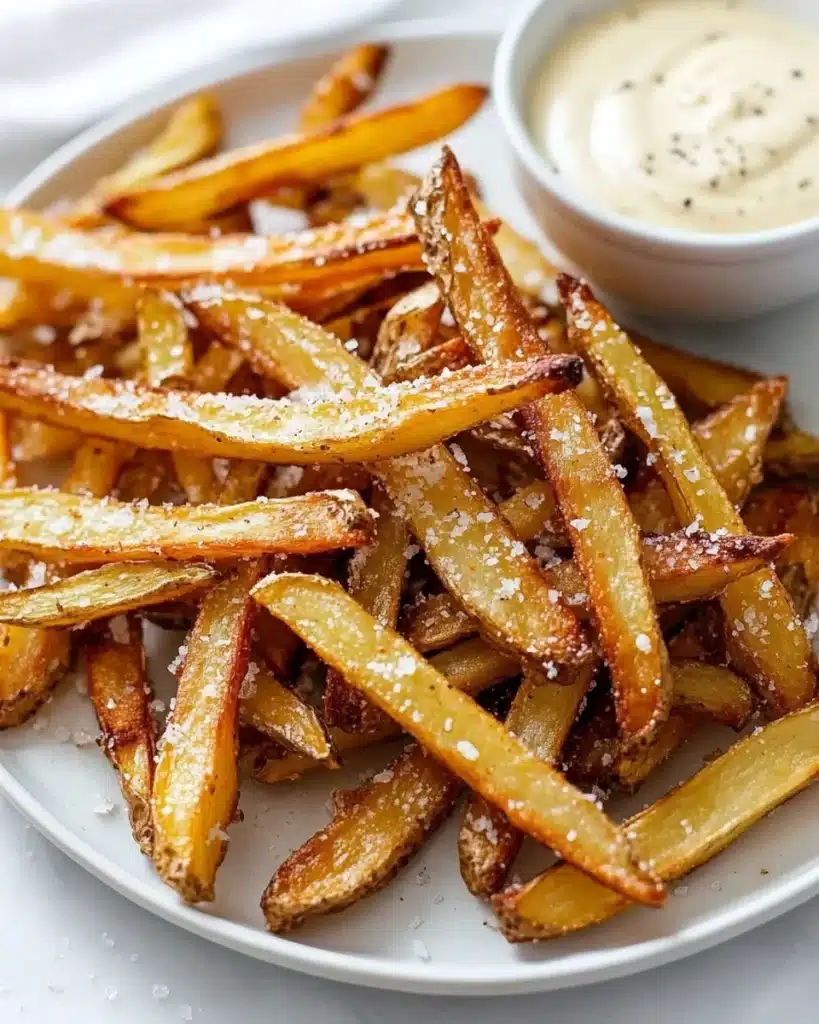 Air Fryer Garlic Parmesan Fries Recipe