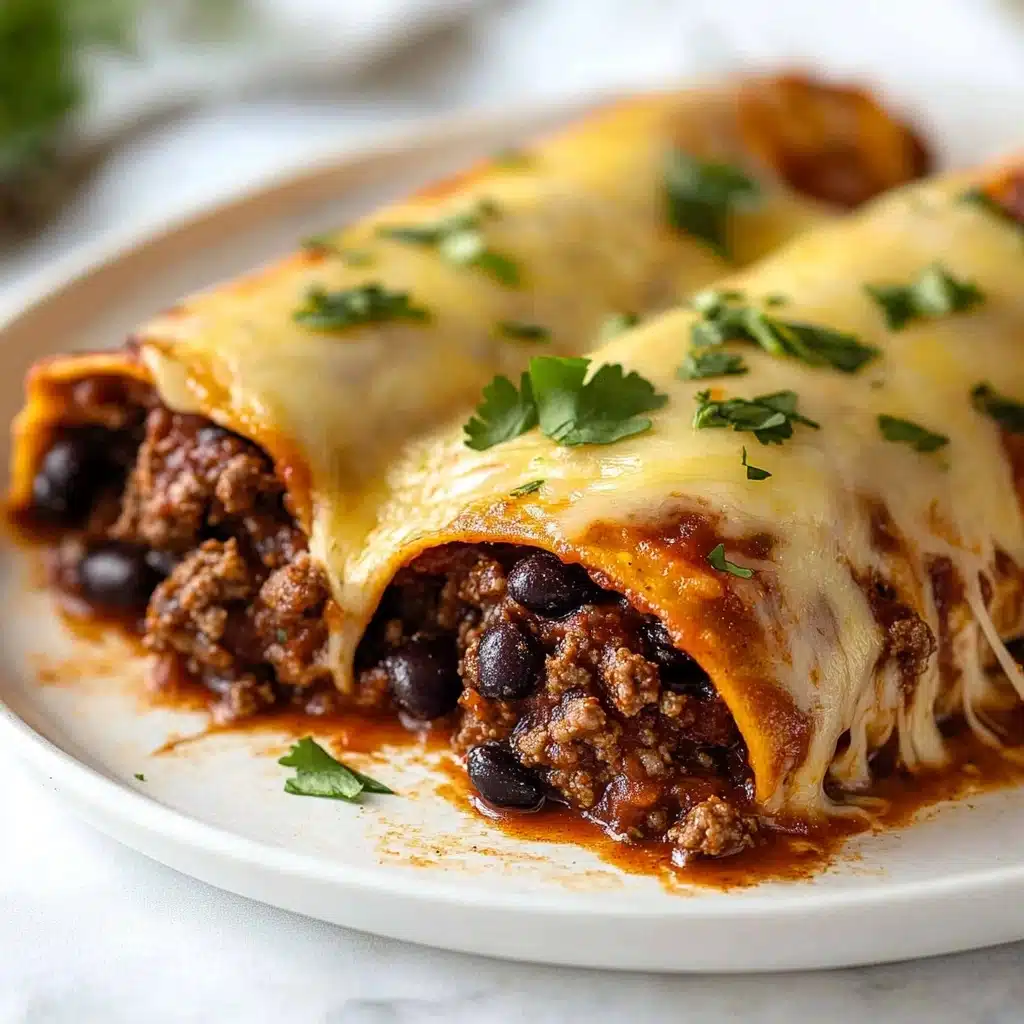Beef Enchiladas, homemade enchiladas with beef, easy beef enchiladas, cheesy beef enchiladas, Mexican beef casserole