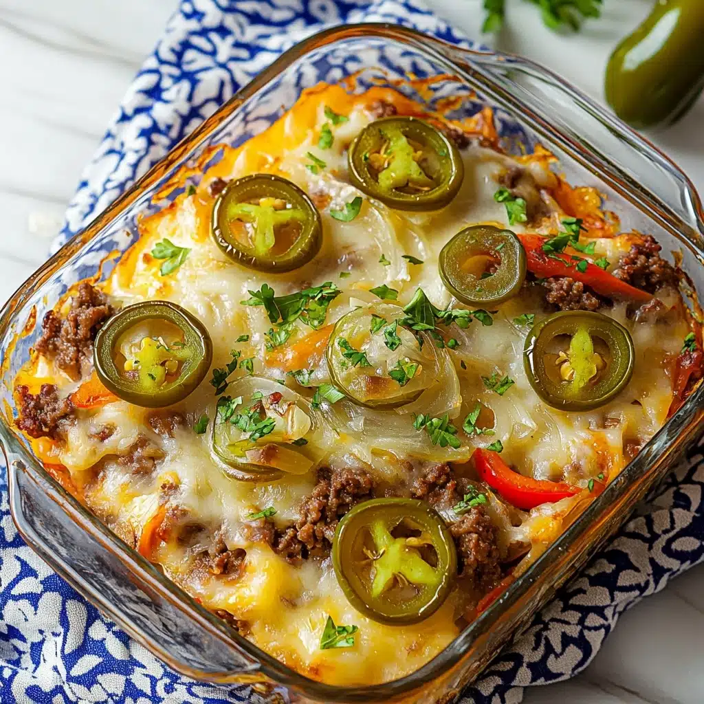 Southern Five Layer Beef Casserole, layered beef casserole recipe, hearty beef casserole, easy Southern casserole, comfort food beef dish