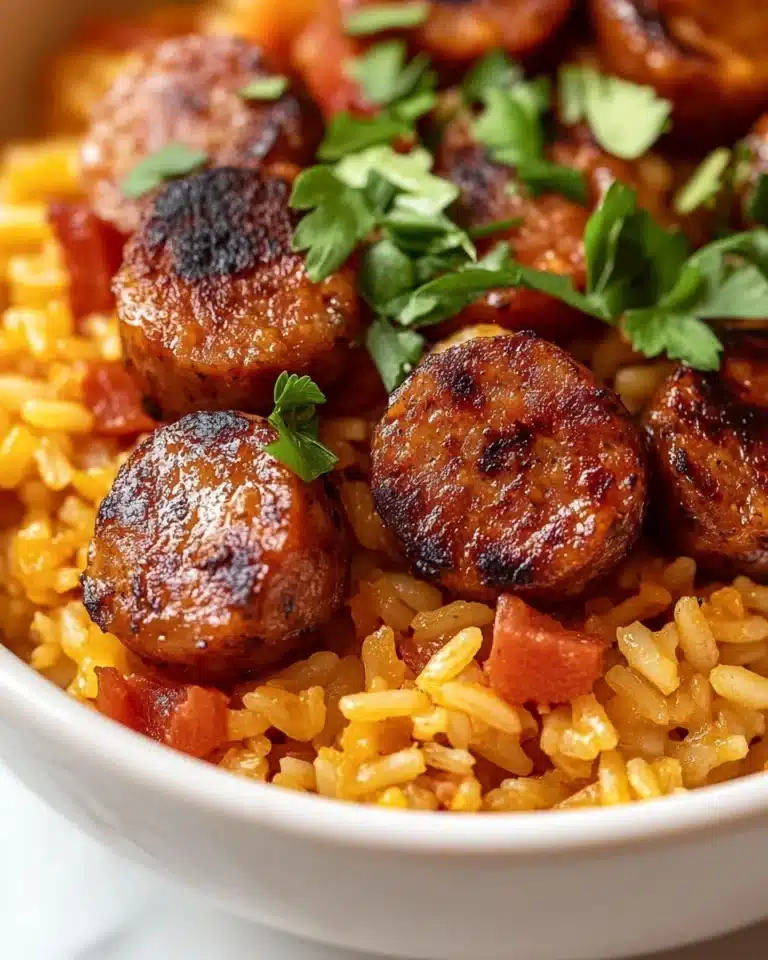 Cajun Dirty Rice with Smoked Sausage Recipe