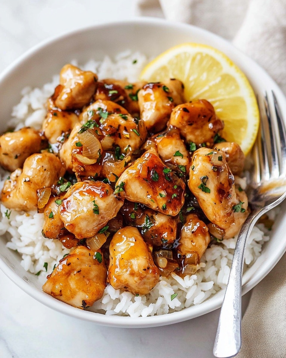 Honey Garlic Chicken Bites Recipe - Recipe Image