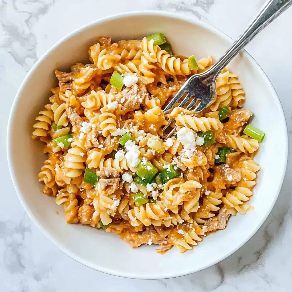Buffalo Chicken Pasta Salad Recipe - Recipe Image