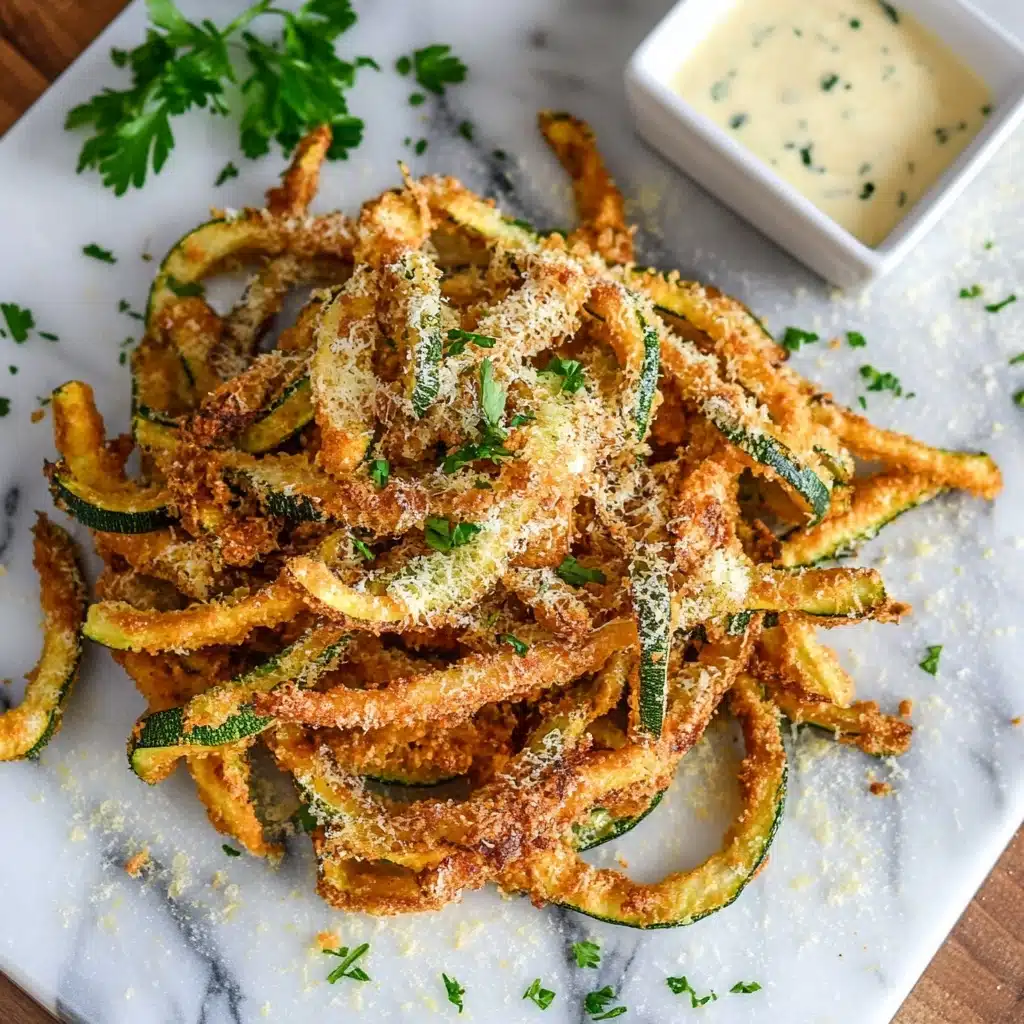 Air Fryer Curly Zucchini Fries Recipe - Recipe Image
