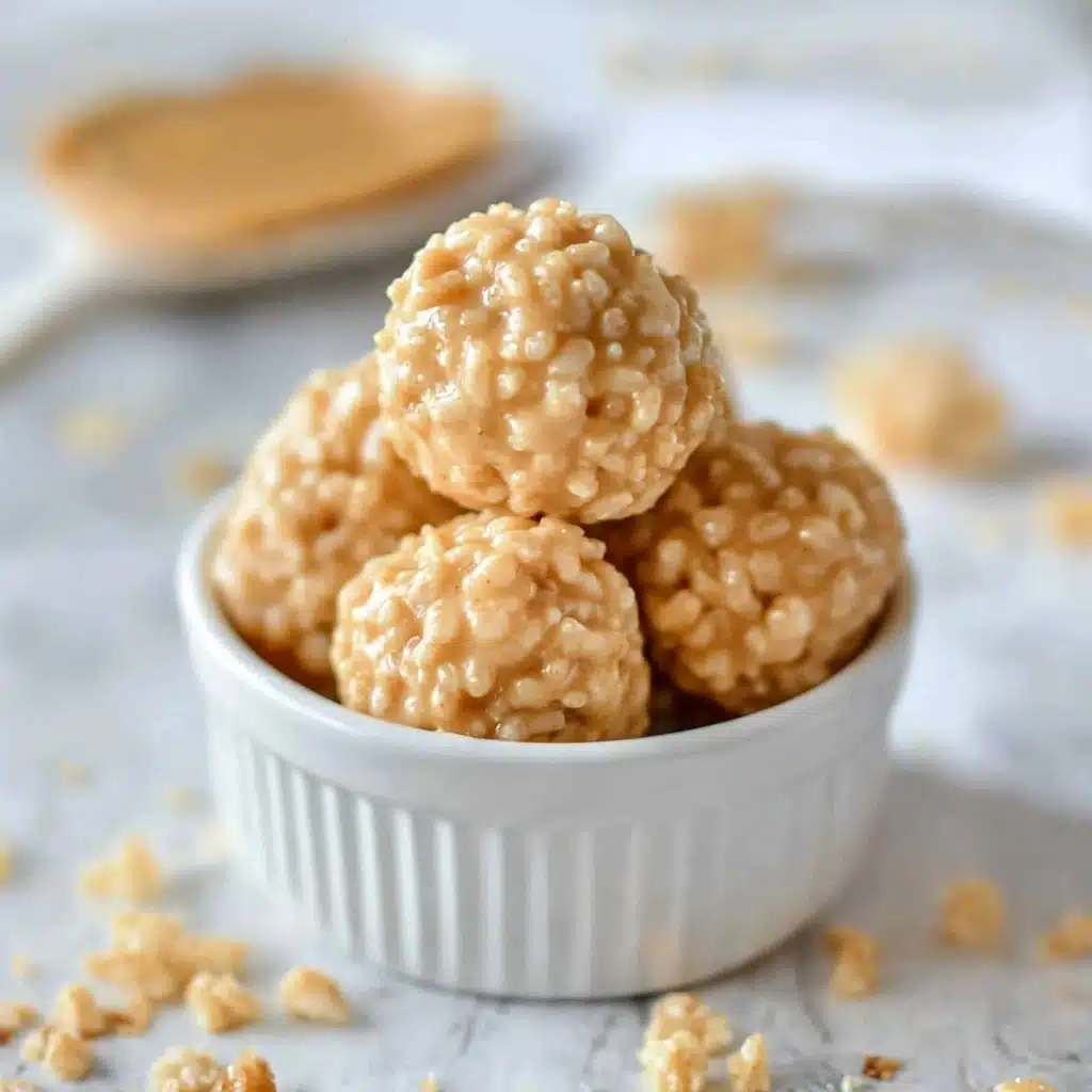 Rice Crispy Peanut Butter Balls Recipe - Recipe Image
