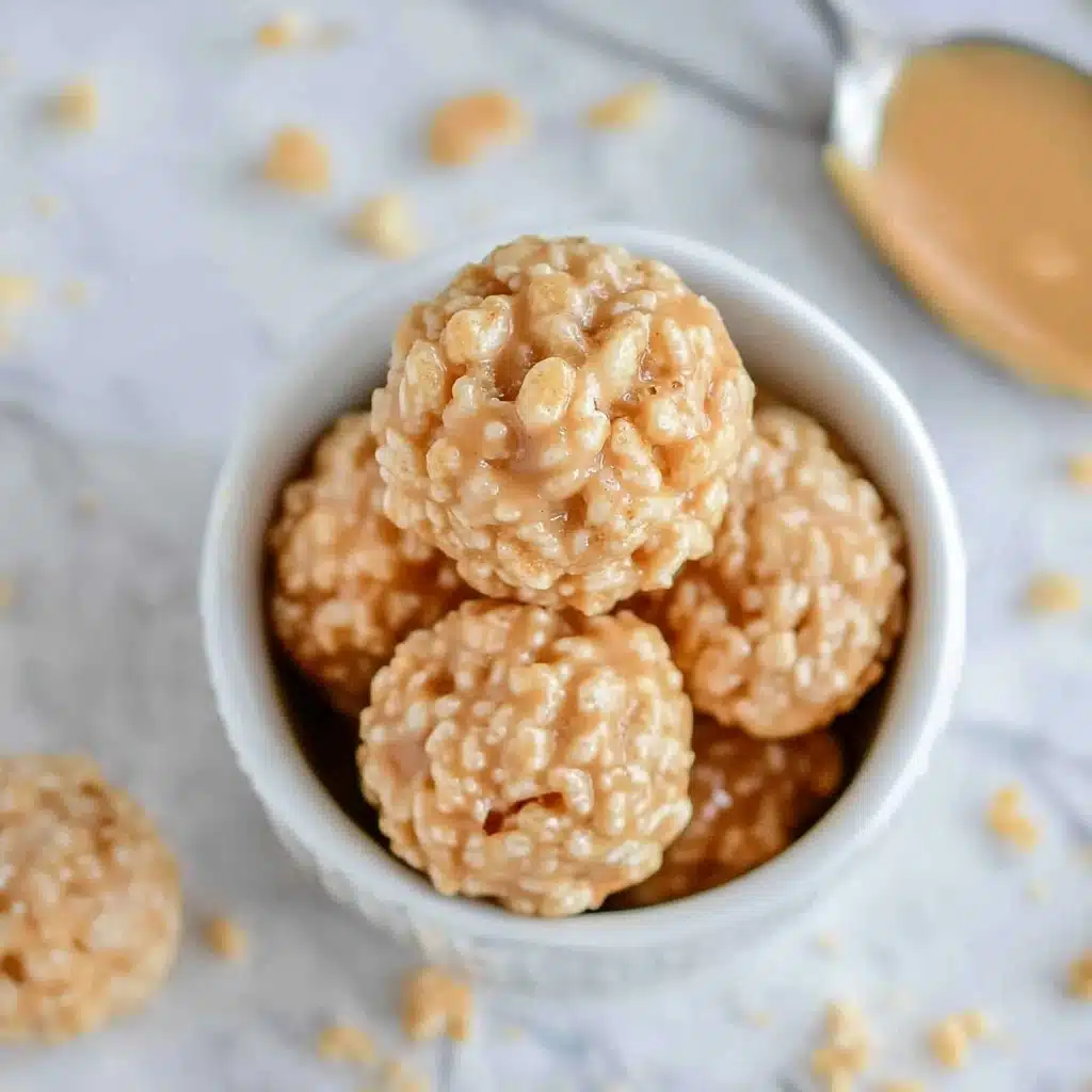 Rice Crispy Peanut Butter Balls Recipe - Recipe Image