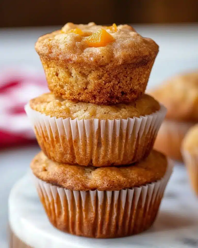 Peach Muffins Recipe