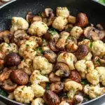 Mushroom Cauliflower Skillet Recipe