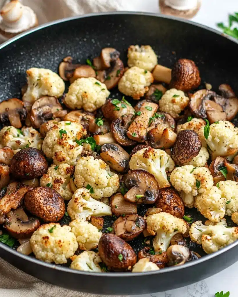 Mushroom Cauliflower Skillet Recipe