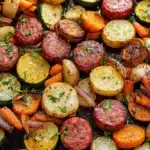 Sheet Pan Kielbasa and Vegetables Recipe