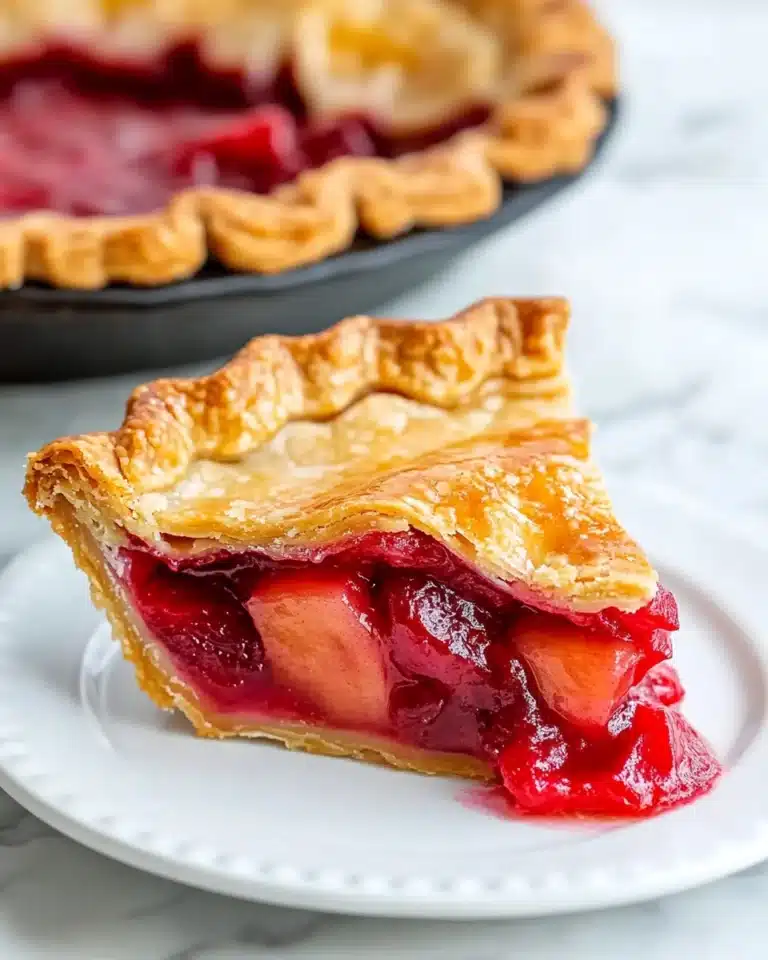 Strawberry Rhubarb Pie Recipe