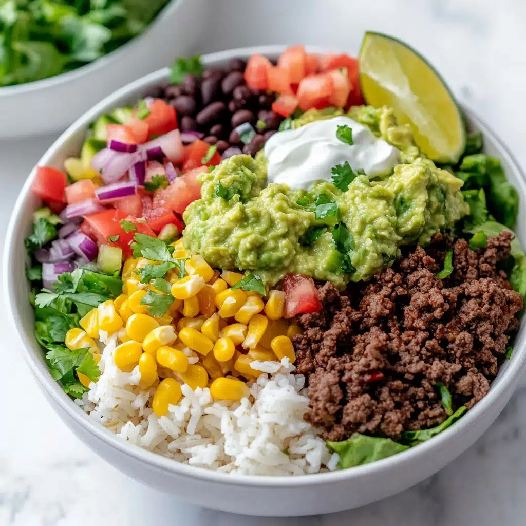 Ground Beef Burrito Bowl Recipe - Recipe Image