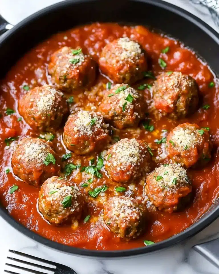 Easy Baked Italian Meatballs Recipe