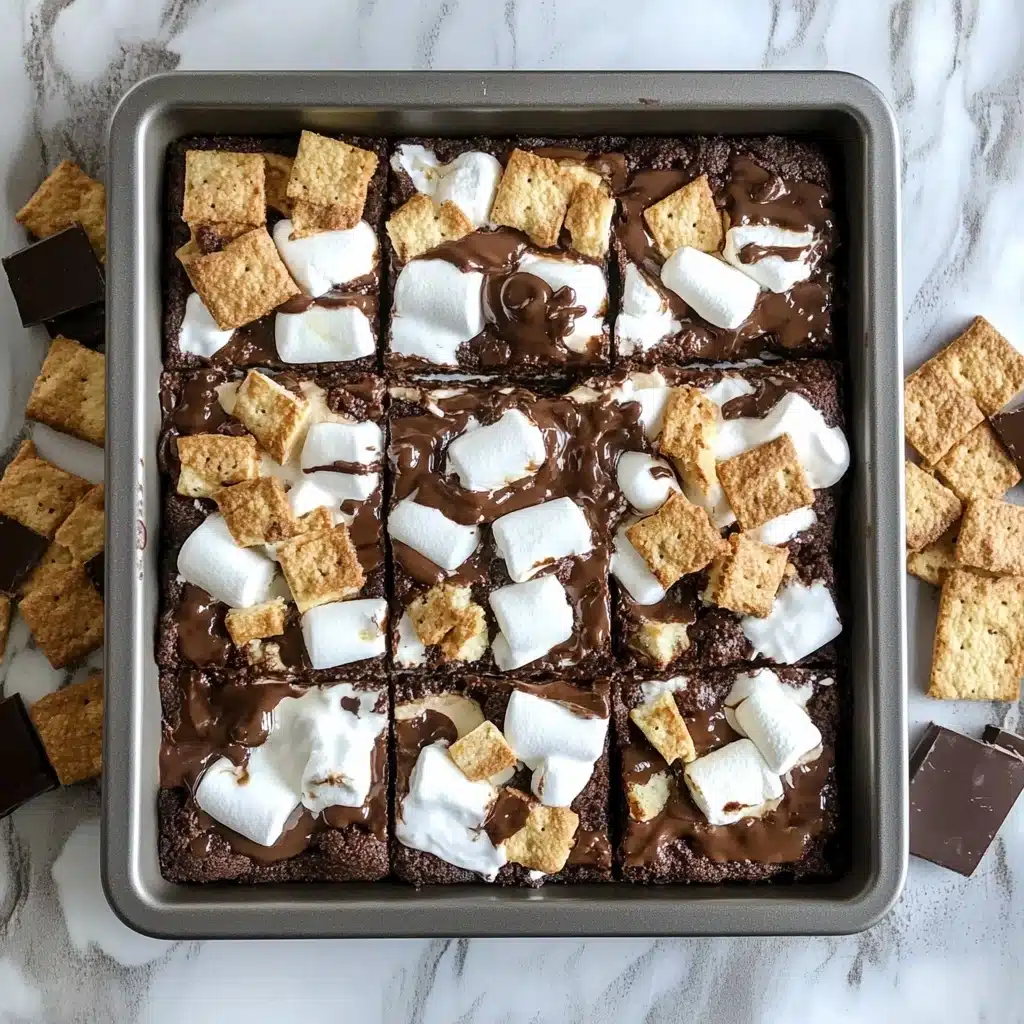 S'mores Brownies Recipe - Recipe Image