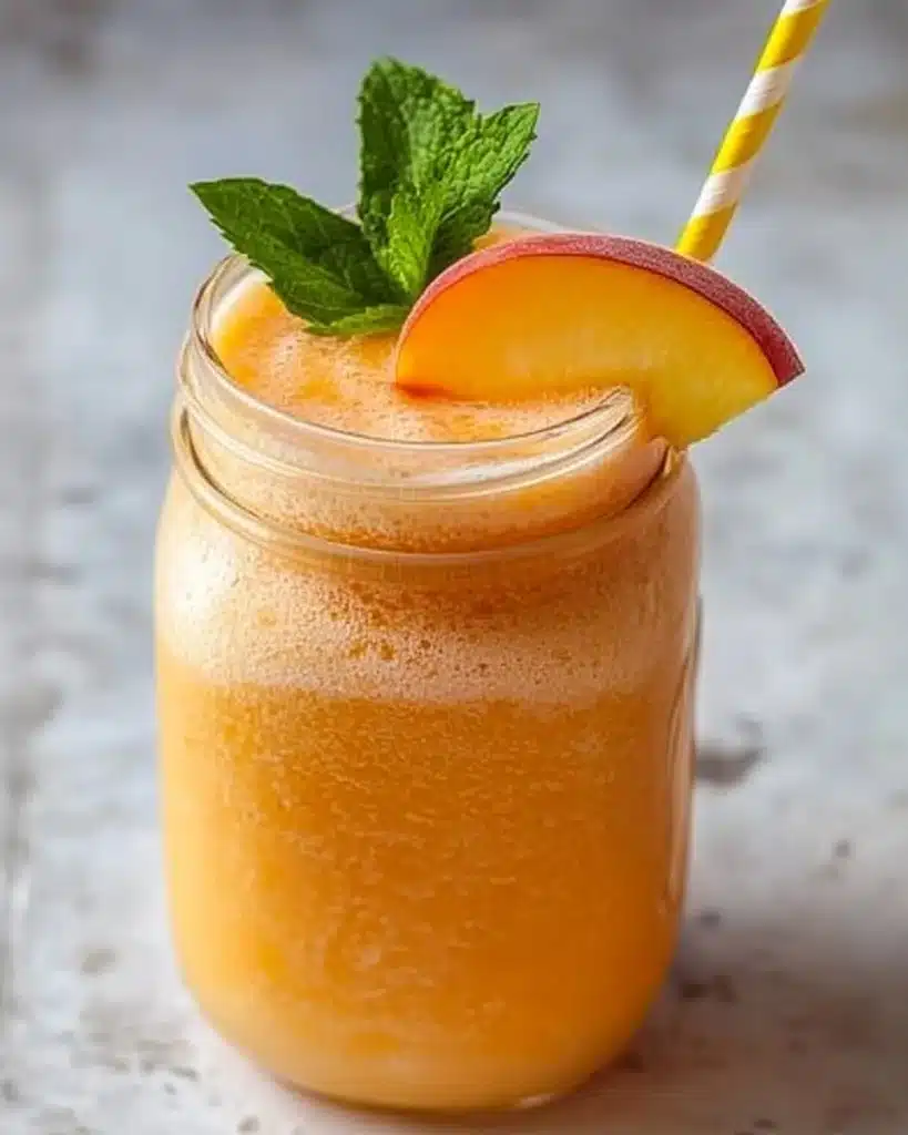 Peach Lemonade Slush Recipe