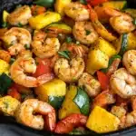 Easy Shrimp Vegetable Skillet Recipe