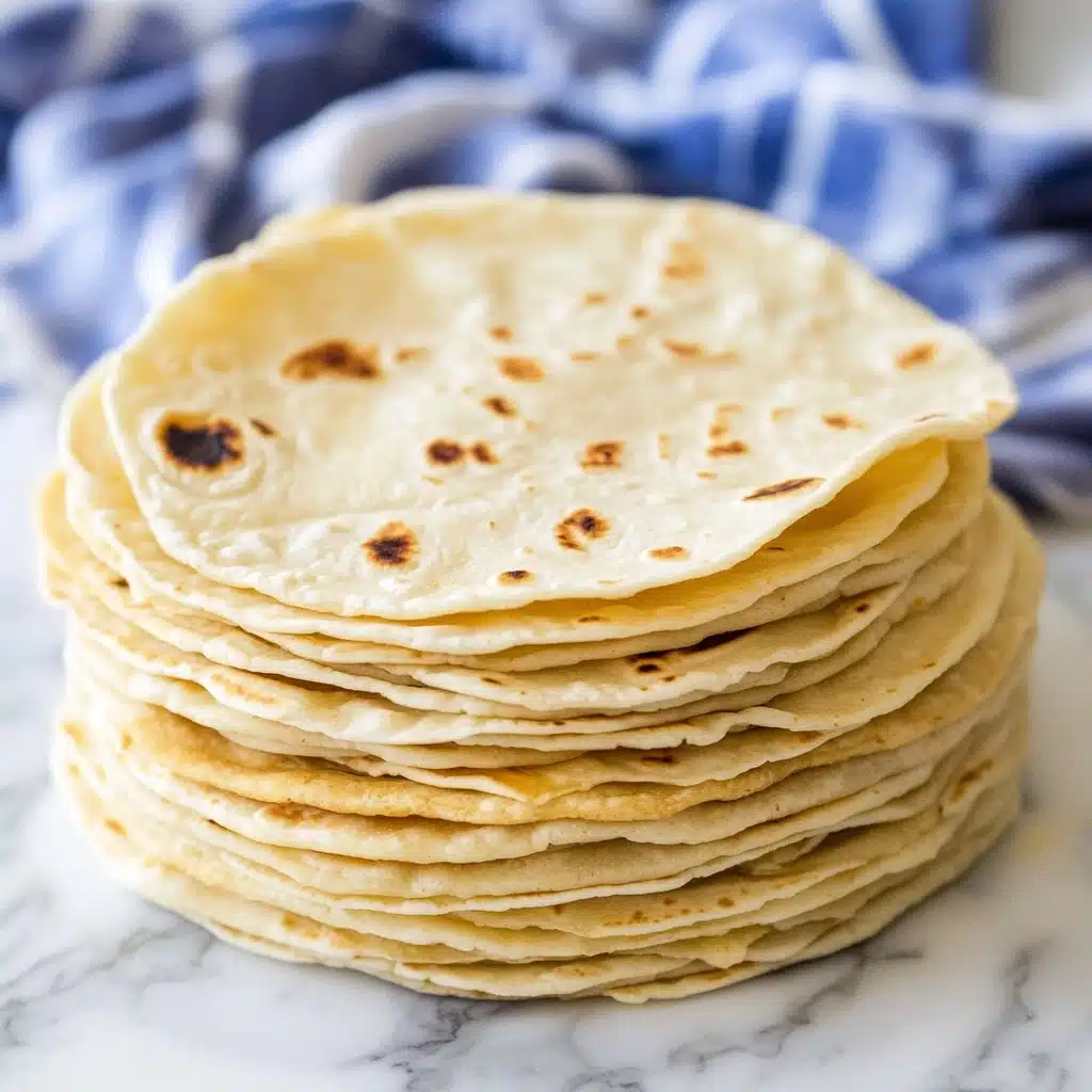 BEST Homemade Flour Tortillas Recipe - Recipe Image