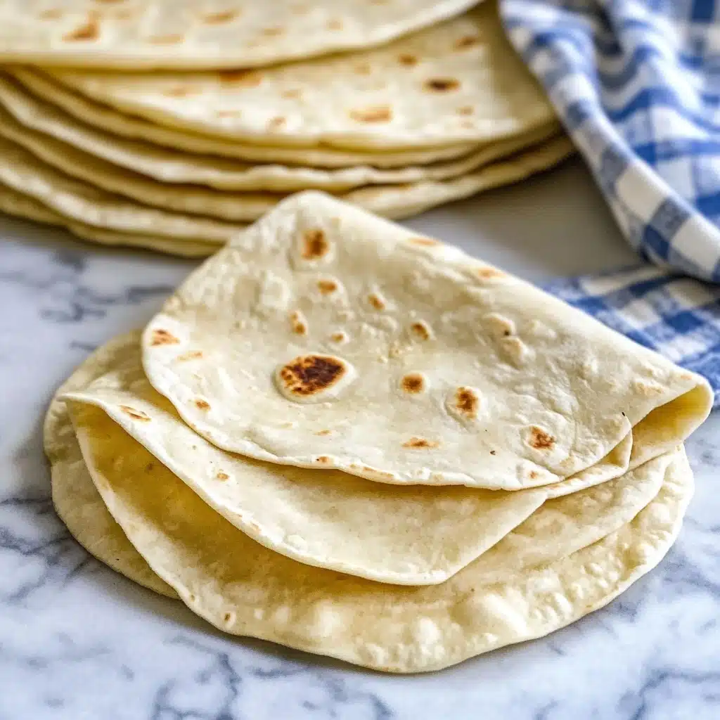 BEST Homemade Flour Tortillas Recipe - Recipe Image