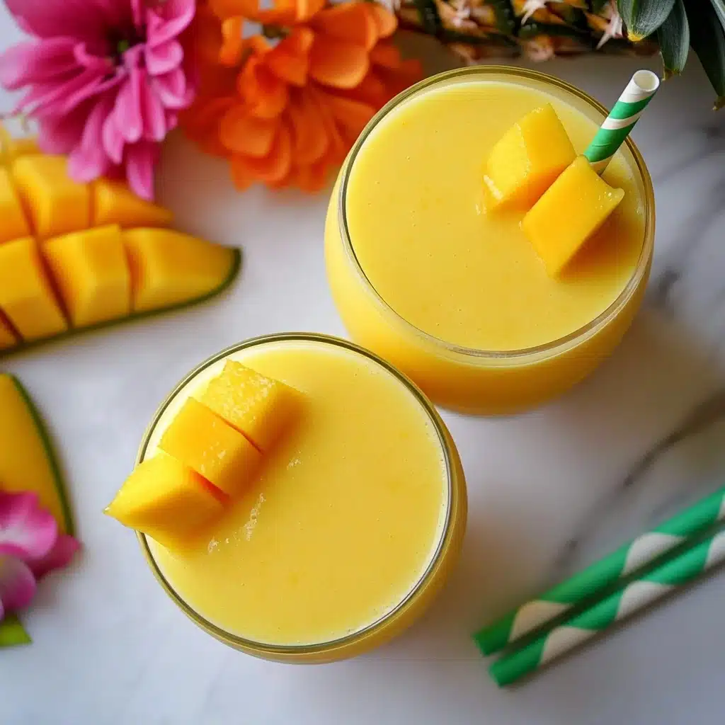 McDonald's Mango Smoothie Copycat Recipe - Recipe Image