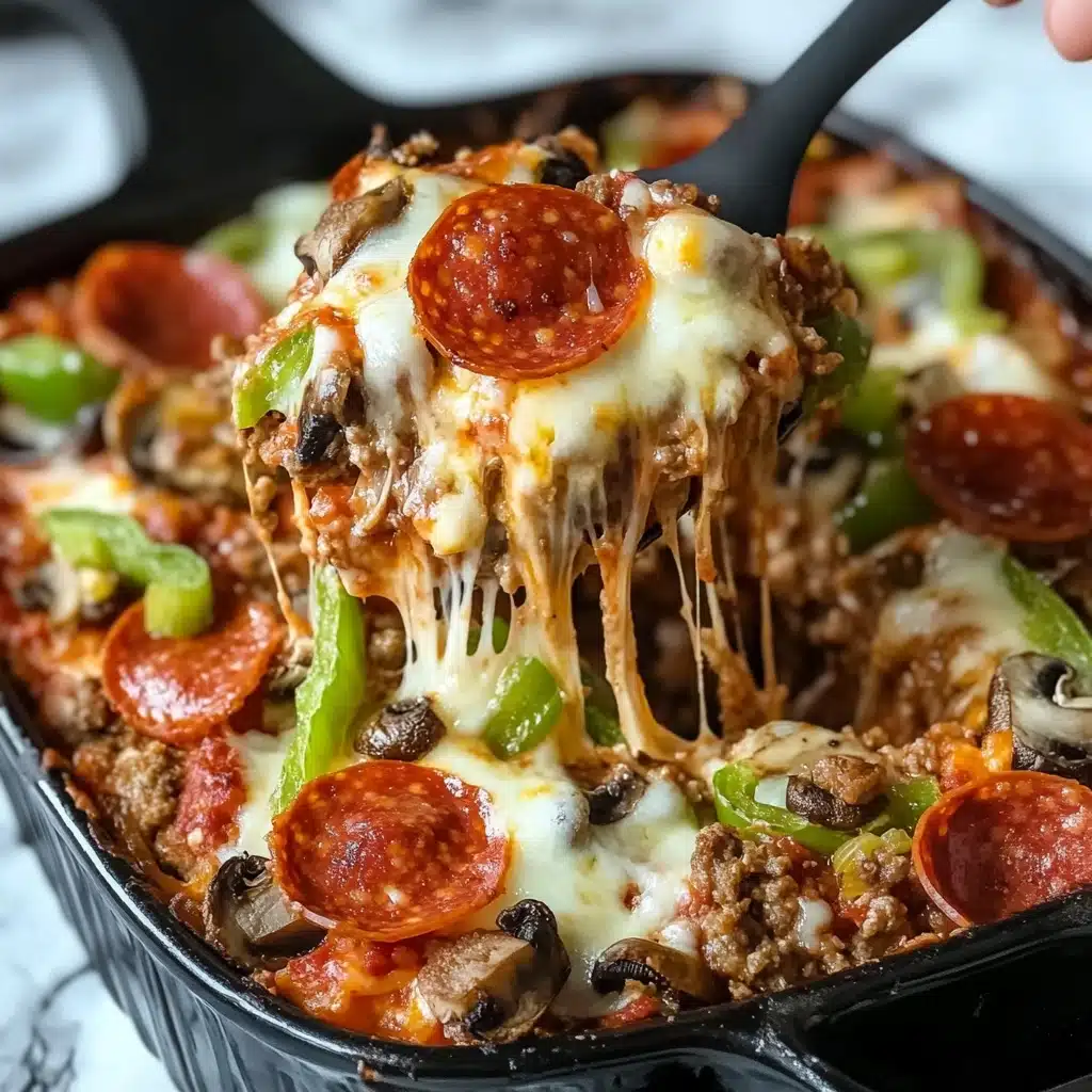 Low Carb Pizza Casserole Recipe - Recipe Image