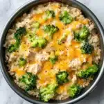 One Pot Chicken Broccoli and Rice Recipe