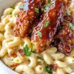 Honey Pepper Chicken Mac and Cheese Recipe