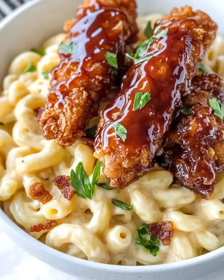Honey Pepper Chicken Mac and Cheese Recipe