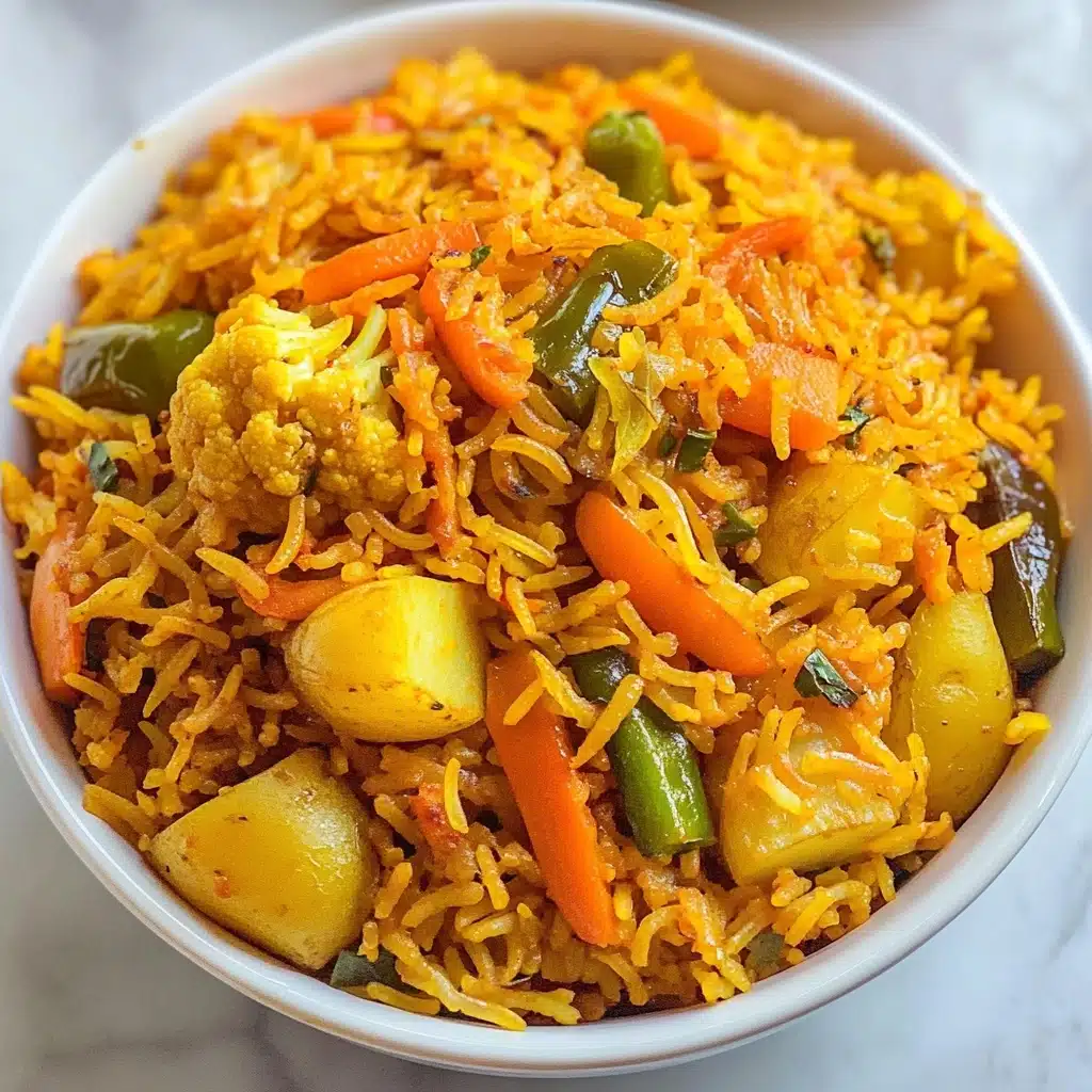 Easy Vegetable Biryani Recipe - Recipe Image