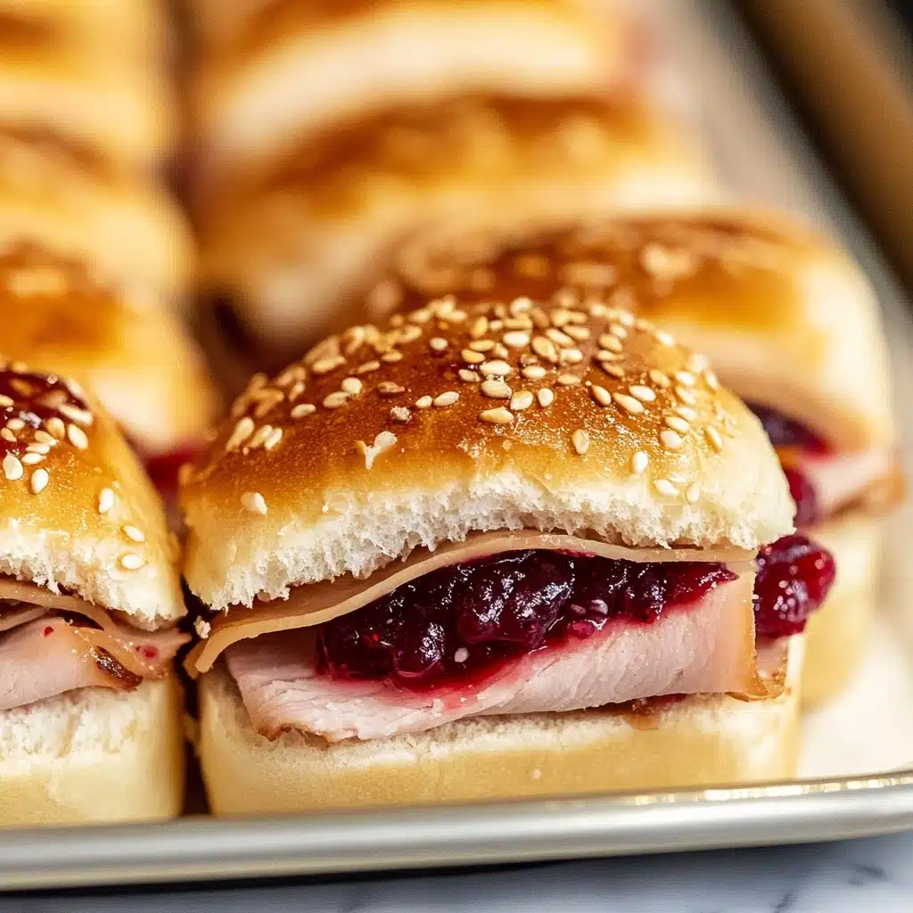 Turkey Cranberry Sliders Recipe - Recipe Image