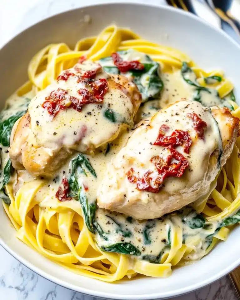 Slow Cooker Creamy Tuscan Chicken Recipe
