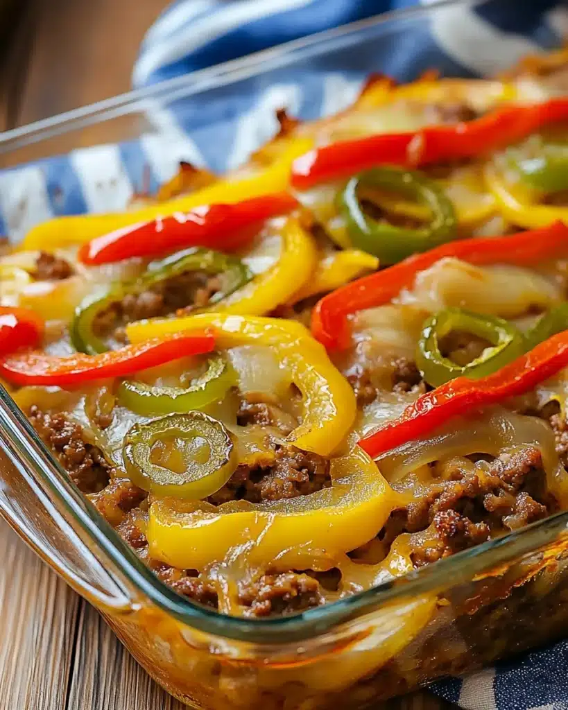 Southern Five Layer Beef Casserole Recipe