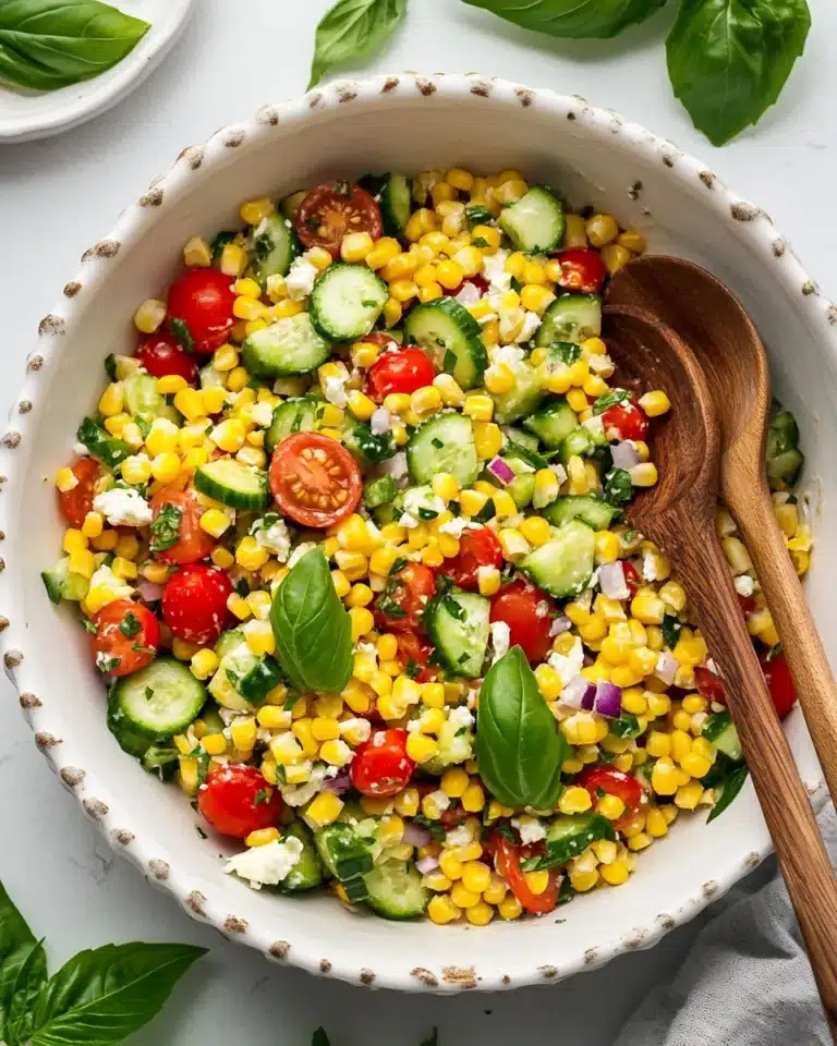 Quick & Fresh Tomato Corn Salad Recipe