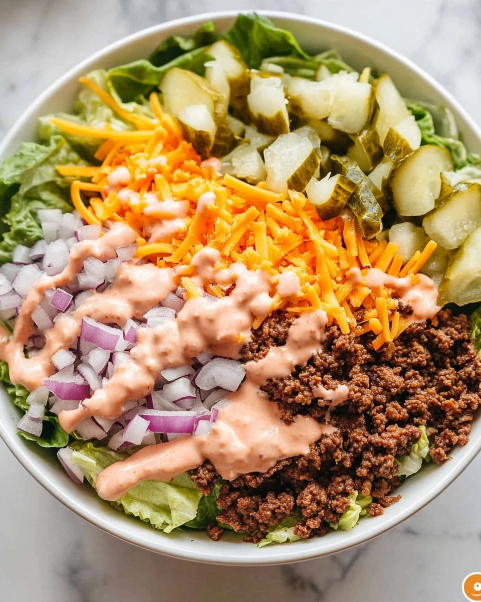 Big Mac Salad Recipe - Recipe Image