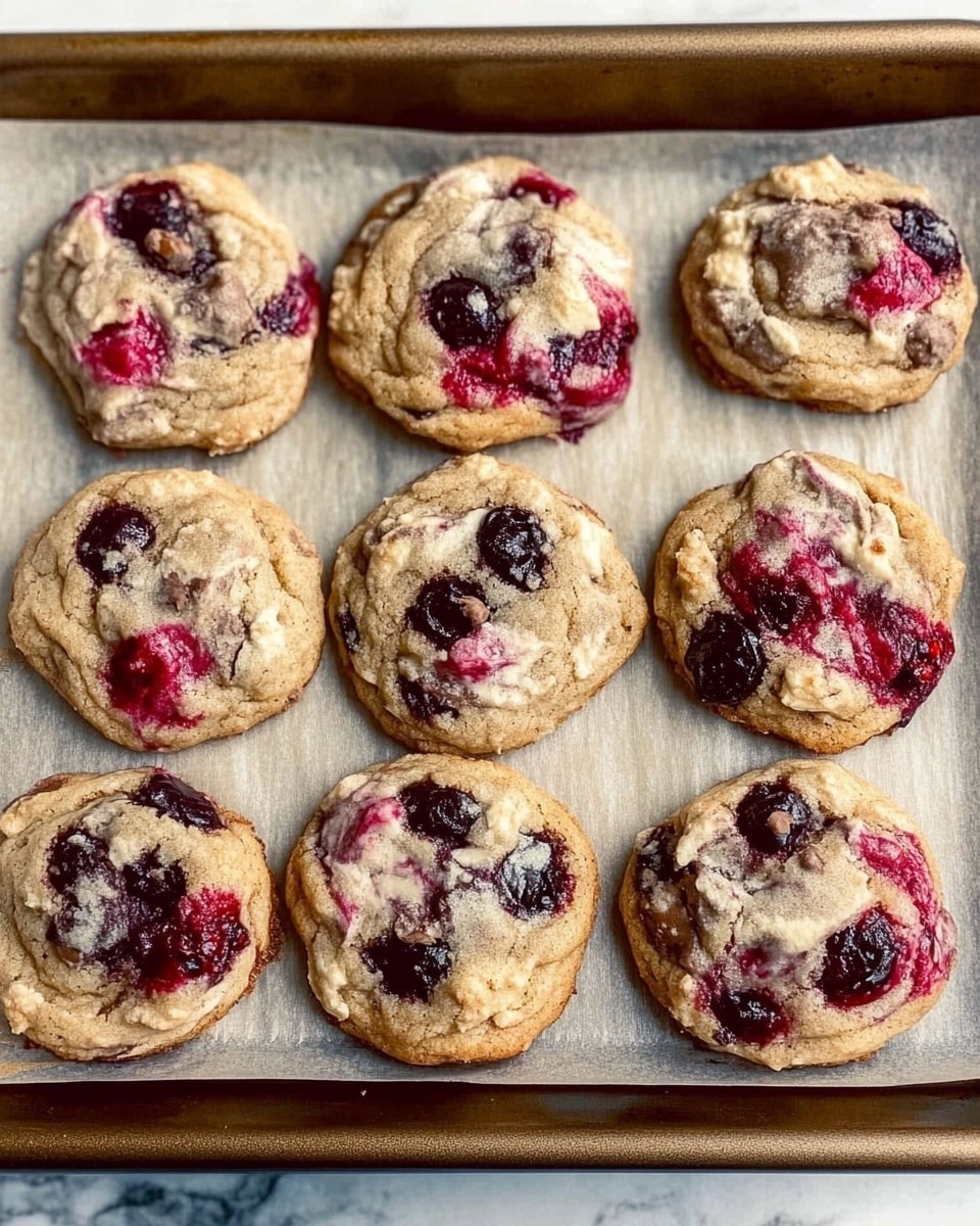 Raspberry Chocolate Chunk Cookies Recipe - Recipe Image