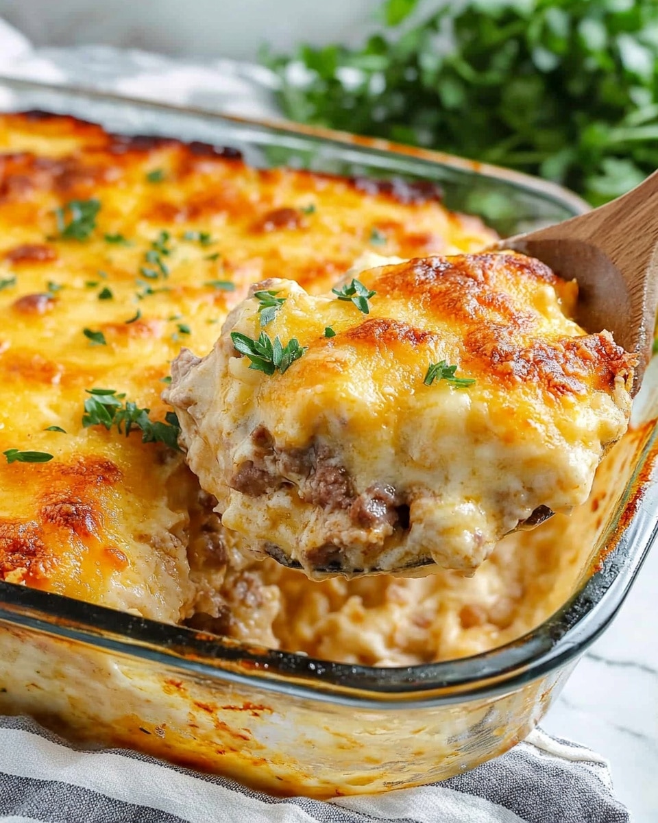 Cheddar Bay Ground Beef Cobbler Recipe - Recipe Image