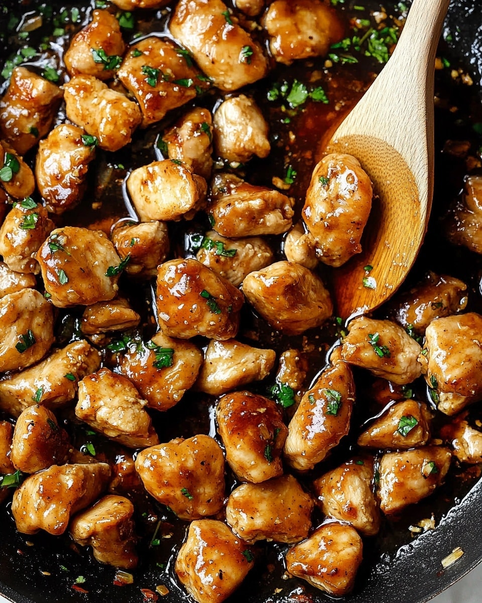 Honey Garlic Chicken Bites Recipe - Recipe Image