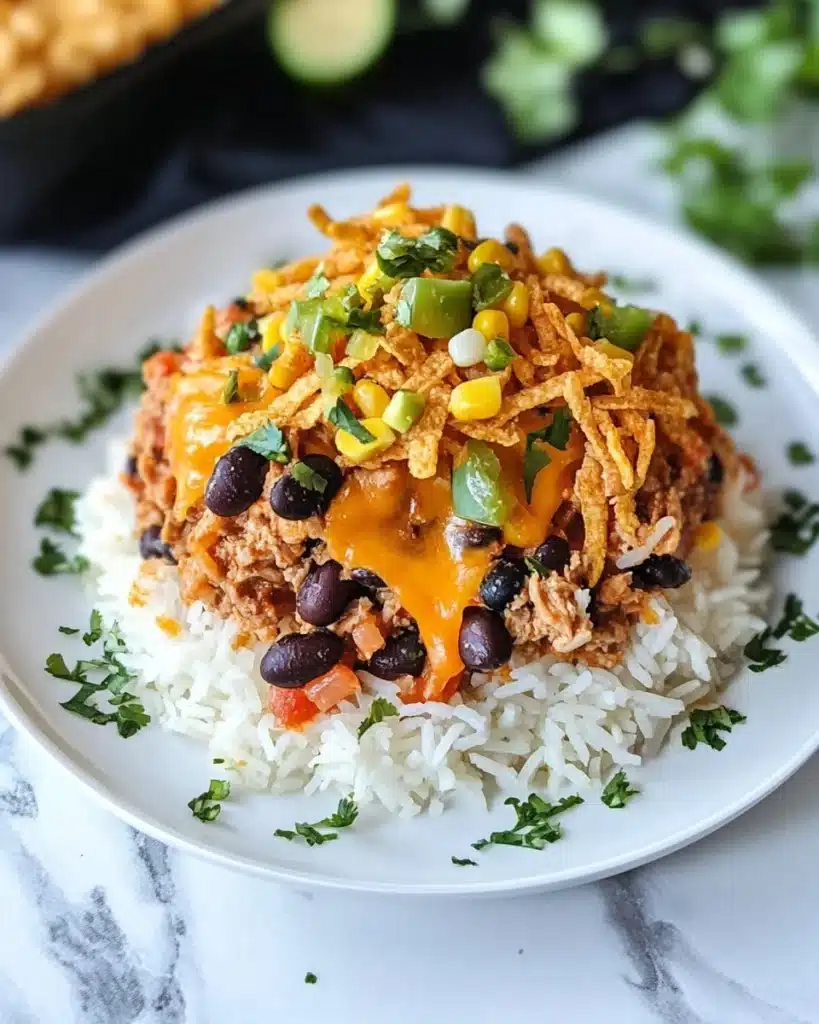 Shredded BBQ Chicken Casserole Recipe