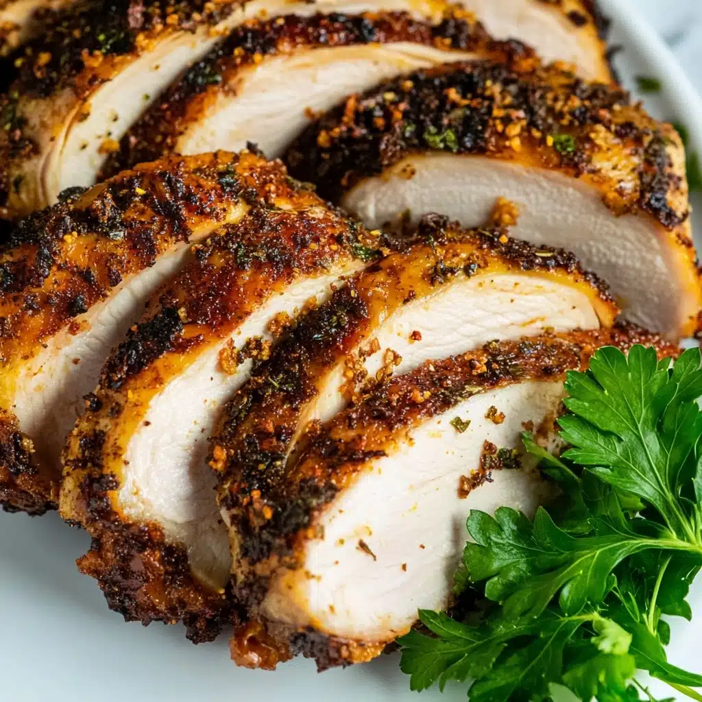 Perfectly Moist Smoked Chicken Breast Recipe - Recipe Image