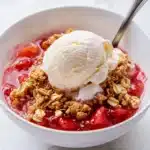 Strawberry Rhubarb Crisp Recipe