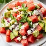 Watermelon Salad with Feta & Mint Recipe