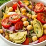 Tuscan Artichoke Tomato Salad Recipe
