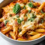 Healthy Cottage Cheese Pasta Bake With Veggies Recipe