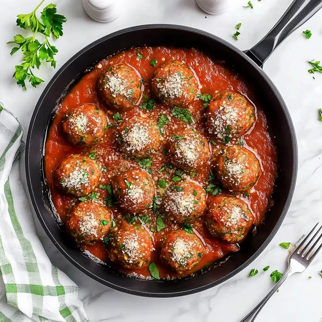 Easy Baked Italian Meatballs Recipe - Recipe Image