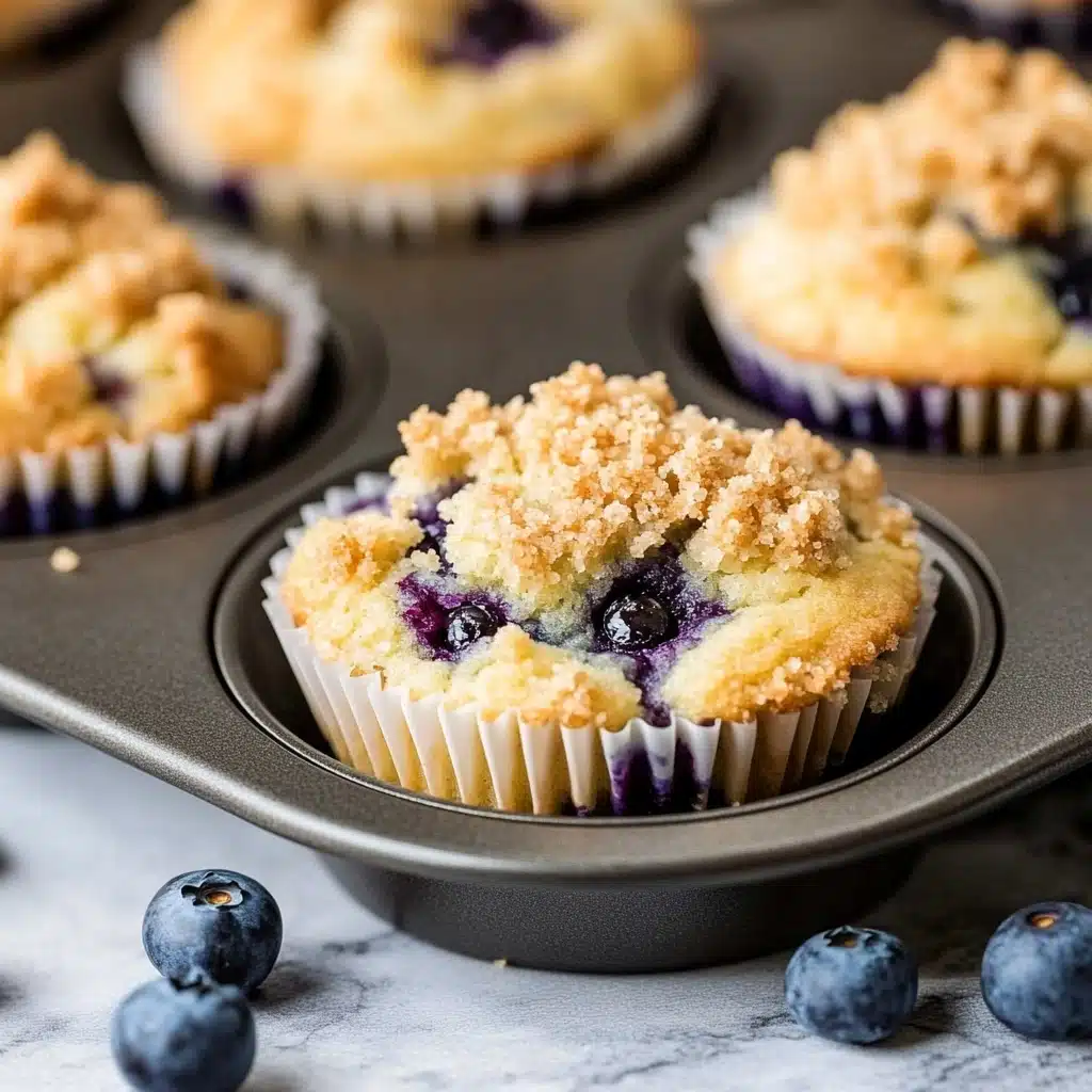 Blueberry Cream Cheese Muffins Recipe - Recipe Image