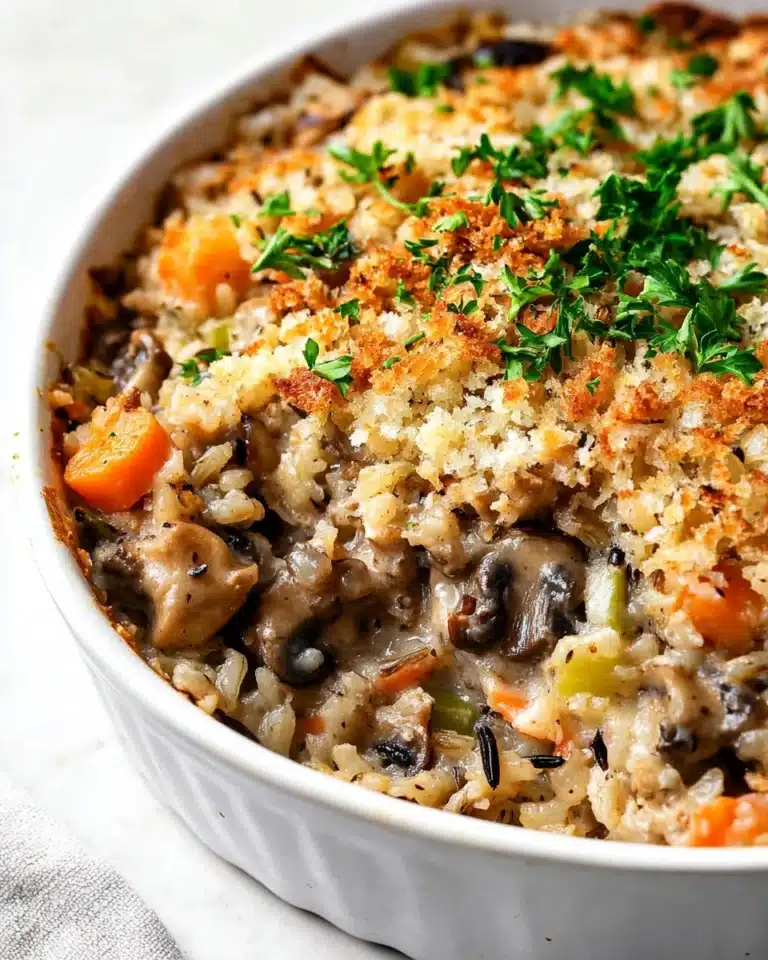 Chicken and Wild Rice Casserole Recipe