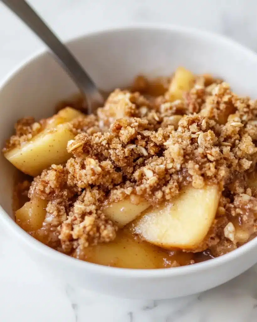 Healthy Breakfast Apple Crumble Recipe